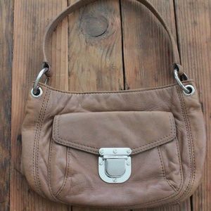 Michael Kors Leather Hobo Small Shoulder Handbag